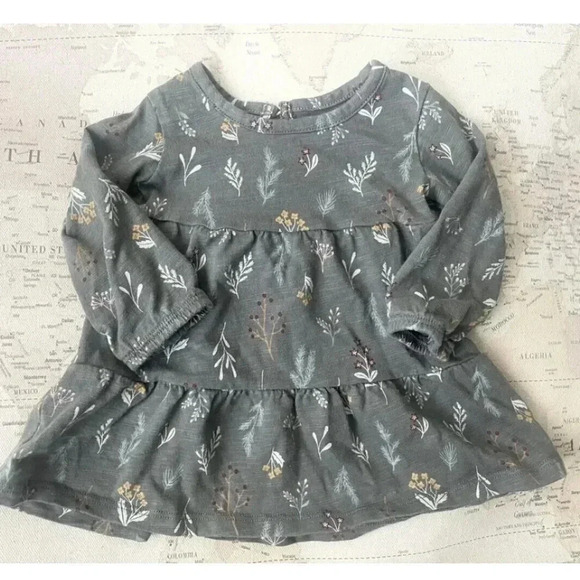 Little Co Floral Tiered Dress Size 3mo - Picture 1 of 4